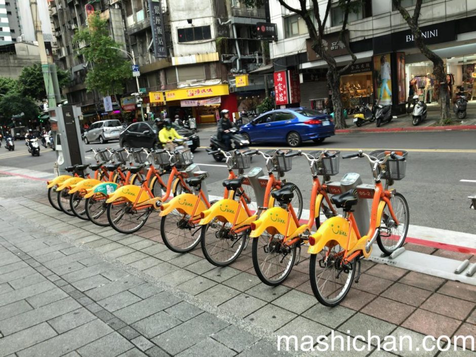 台北市内で自転車を借りる