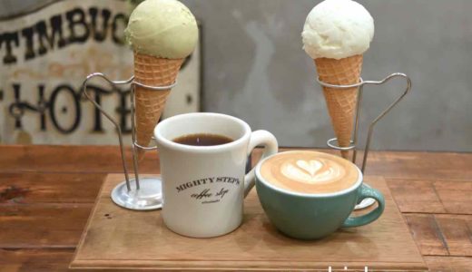 【新日本橋・カフェ】Mighty steps coffee stop　〜オフィス街の小道のスタイリッシュなカフェ！