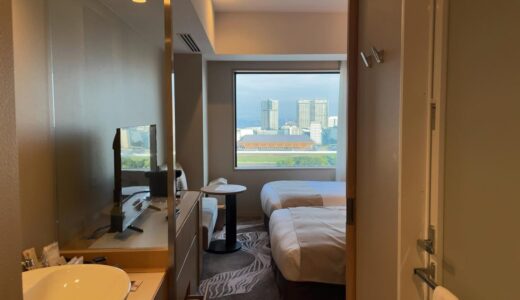 【ホテル・豊洲】ホテルJALシティ東京 豊洲　〜全室20平米以上、さらに高層階は見晴らしがよいです