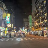 【台湾・台中市】中華路夜市　〜交通量の多い道路沿いにある夜市